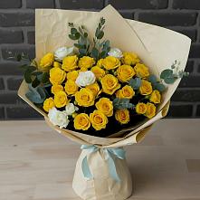 Букет цветов из:  Розы #REPLACE_PRED# Ревде Свердловской области