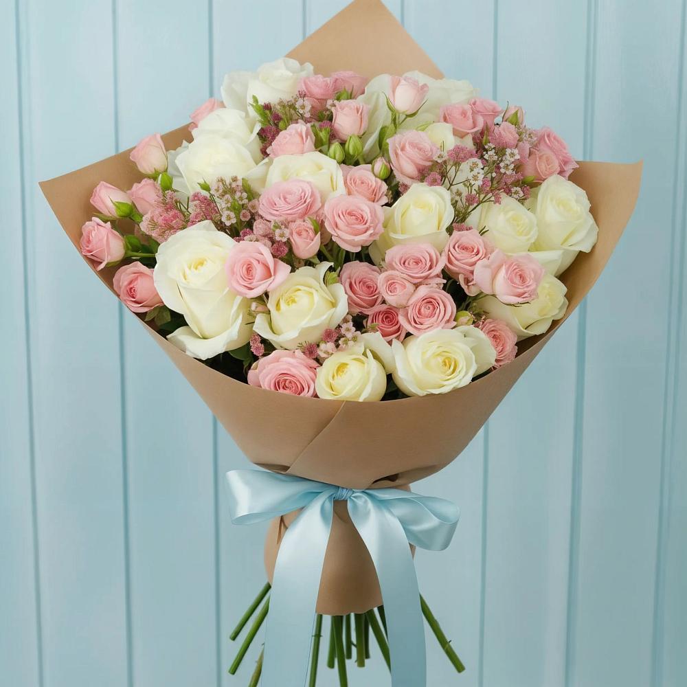 Букет цветов из: Розы в Ревде Свердловской области